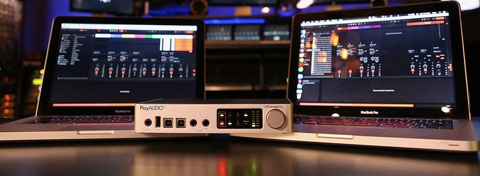 PlayAUDIO12 can directly connect to up to two computers simultaneously. If one computer fails,&nbsp;PlayAUDIO12 will seamlessly and automatically switch to output the working computer to FOH. Your audience won't notice a thing.&nbsp;