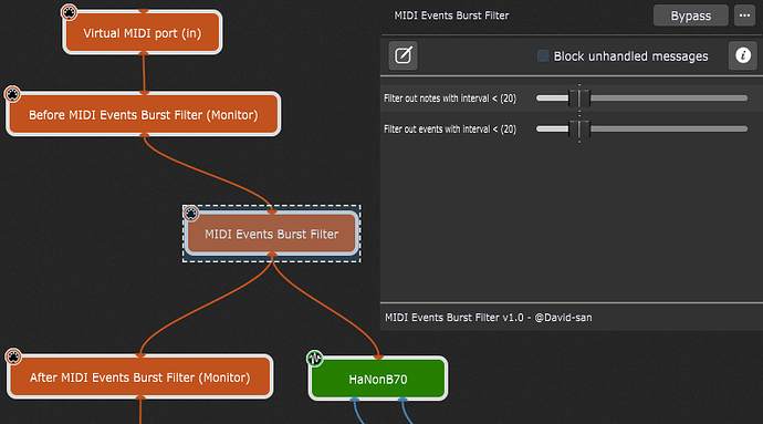 MIDI-events-burst-filter