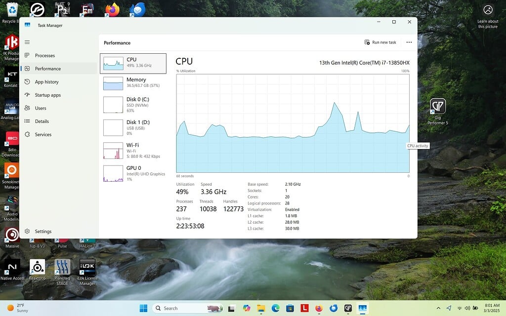 Crackling with Powerful Laptop (with Ultimate Performance Plan Active ...