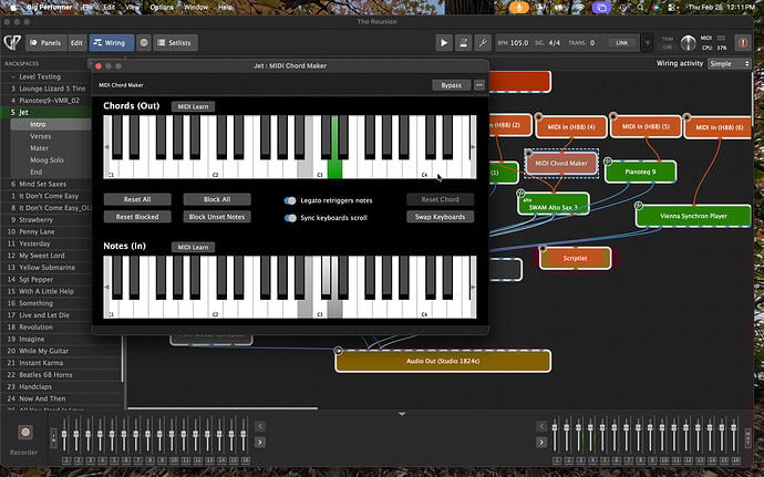 Chord Maker note played