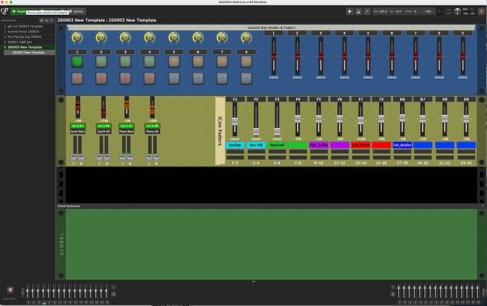New Template Panel View