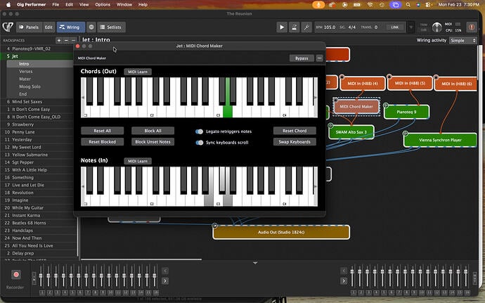 Stuck note stays green