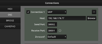 TouchOSC_Windows - Settings
