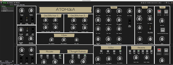 Atomika Rackspace Screenshot