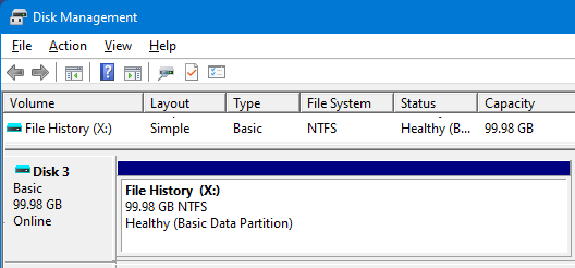 Disk-Management-File-History-Windows11