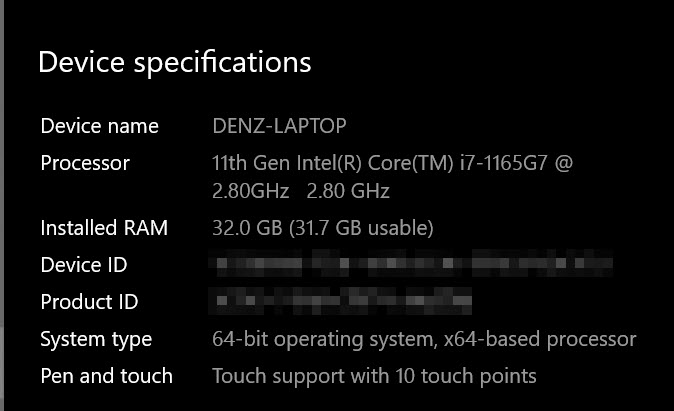 Laptop-specs